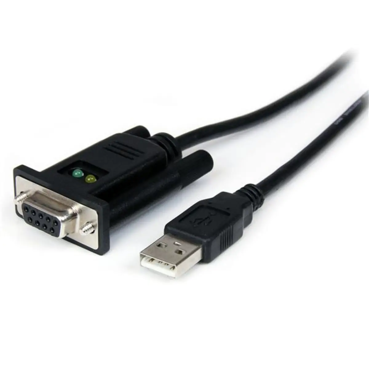 StarTech USB to Serial DCE adaptor black