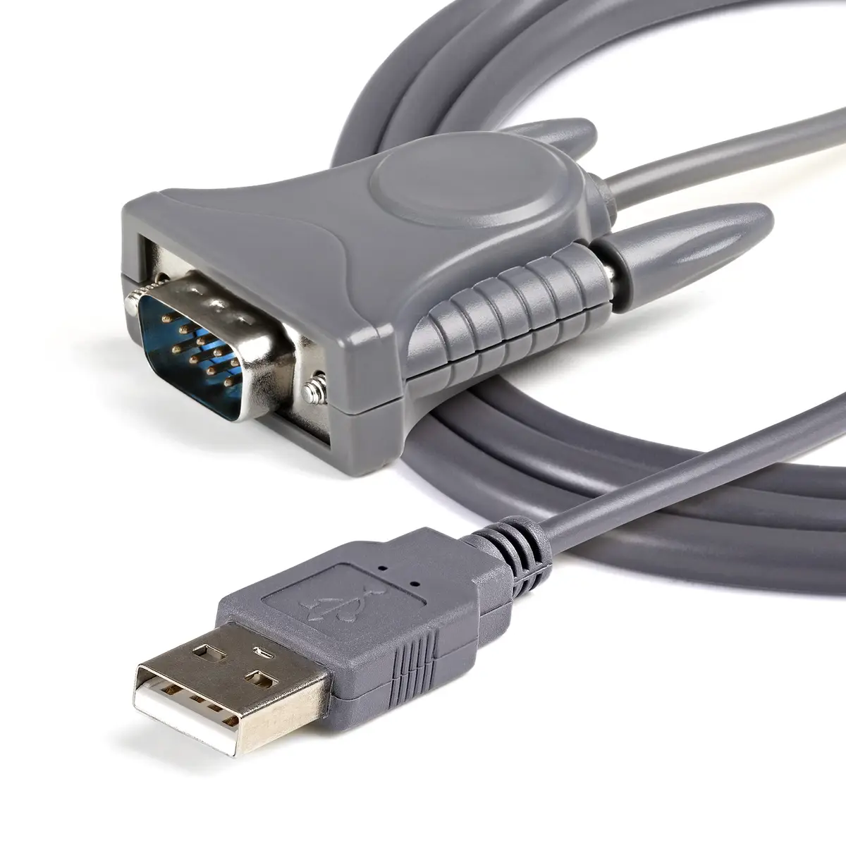 StarTech USB 2.0 to Serial adaptorcable grey 0,9 m