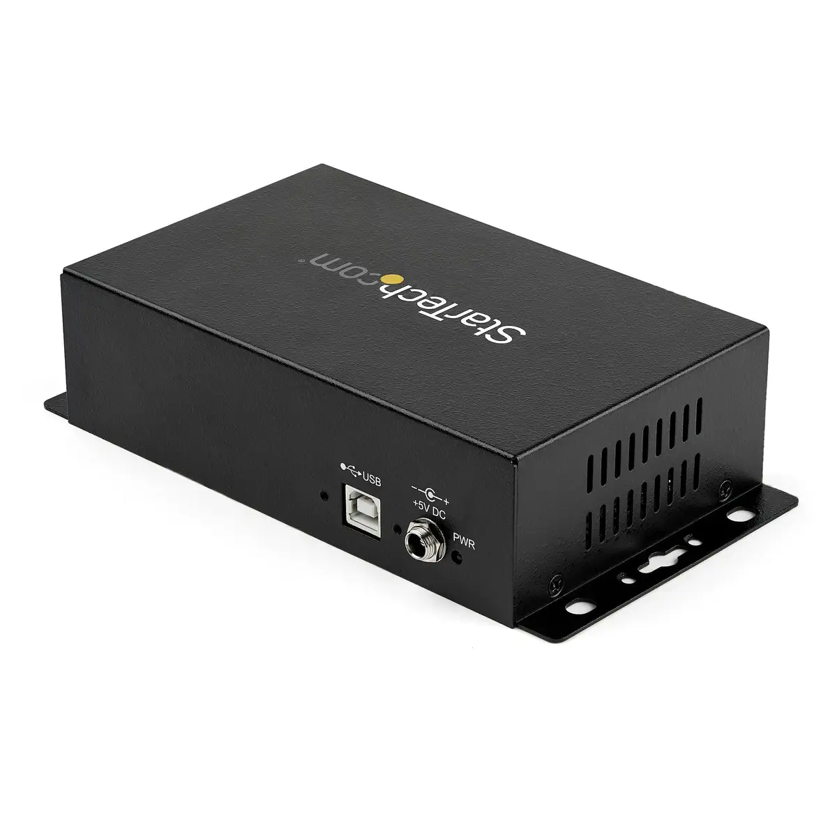 8 Port USB auf Seriell Adapter Hub DIN-Schienen/Wandmontagefähig USB/8xDB-9 Schwarz