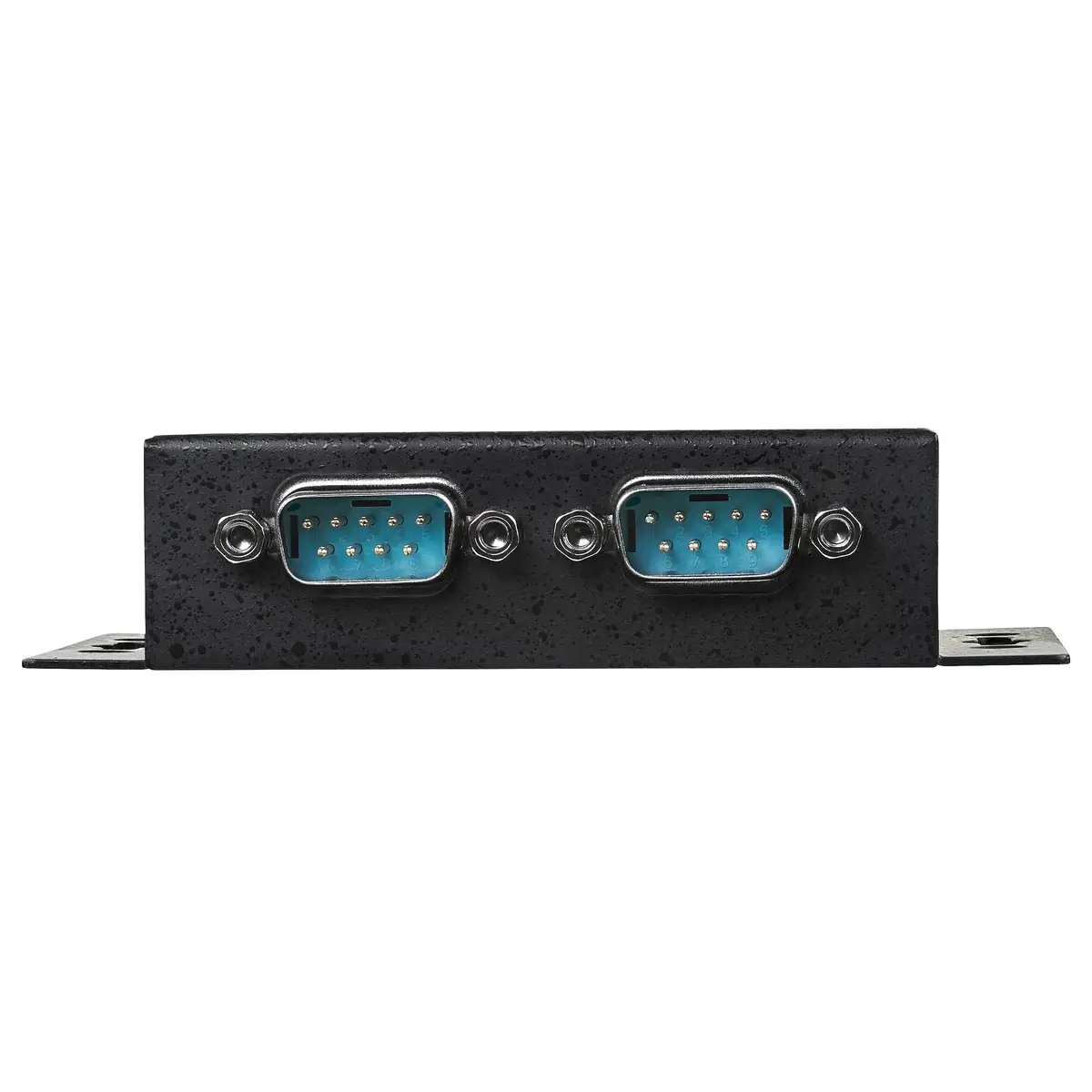 2 Port USB auf Seriell Adapter Hub DIN-Schienen/Wandmontagefähig USB/2xDB-9 DB9 Hub Wandmontagefähig