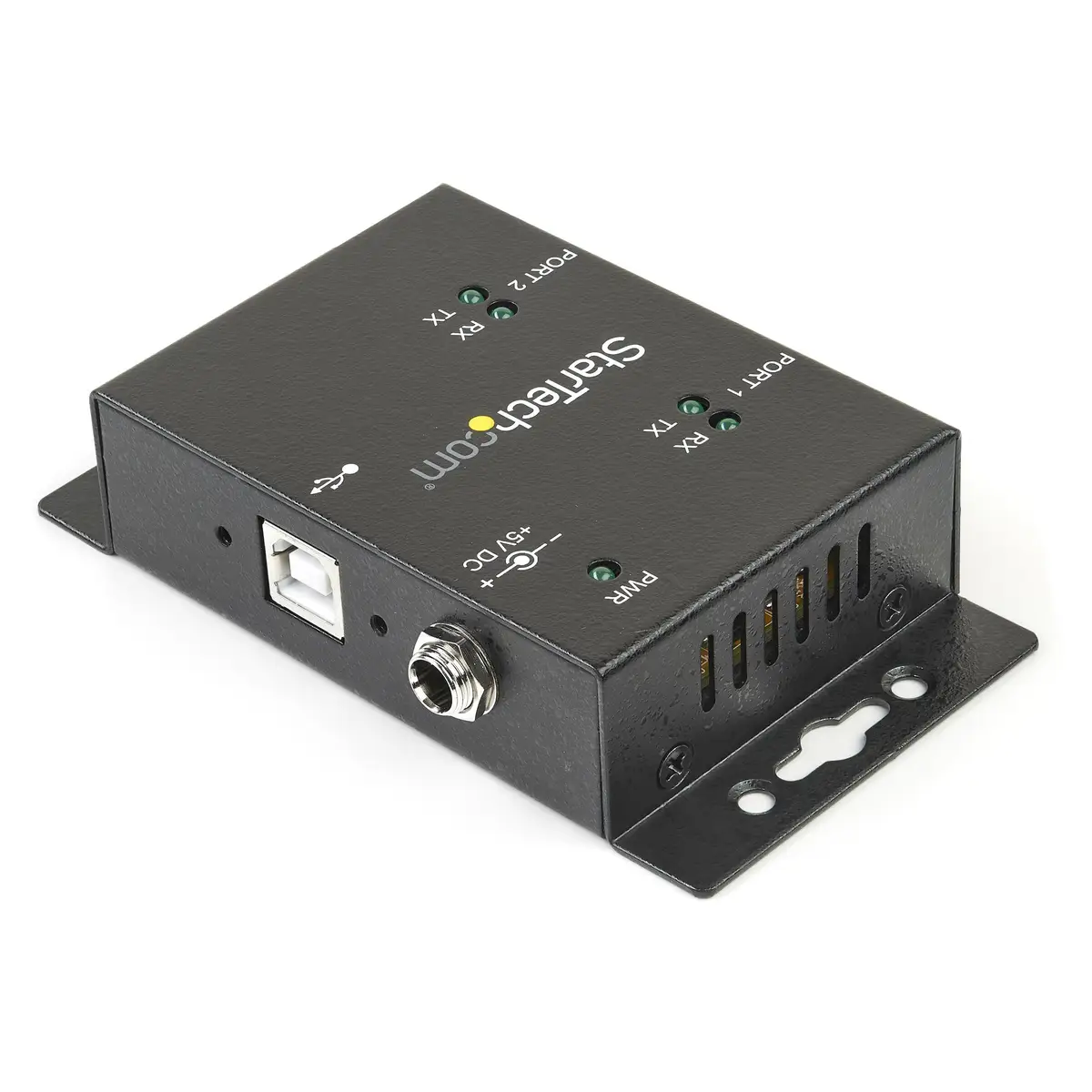 2 Port USB auf Seriell Adapter Hub DIN-Schienen/Wandmontagefähig USB/2xDB-9 DB9 Hub Wandmontagefähig