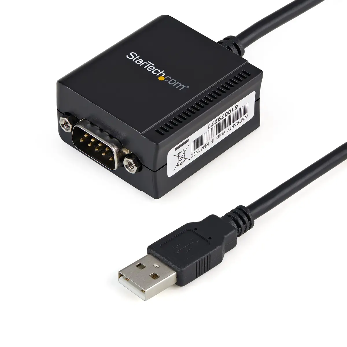 StarTech FTDI USB 2.0 to Serial adaptor 1 Port black 1,8 m