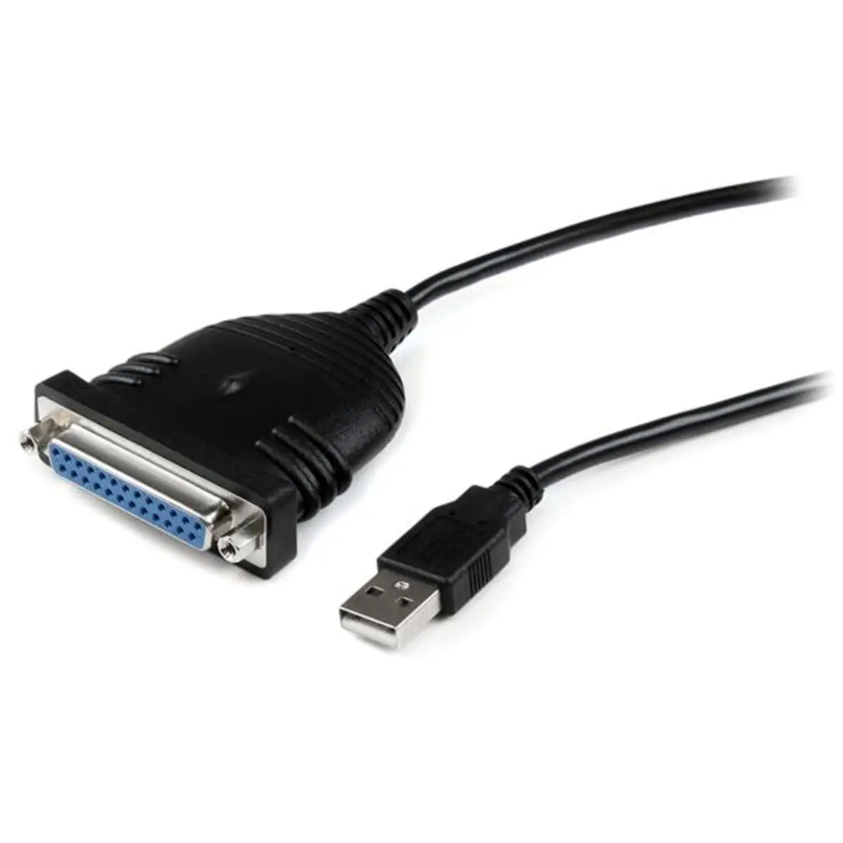 StarTech USB to Paralll adaptorcable plug/plug black 1,5m