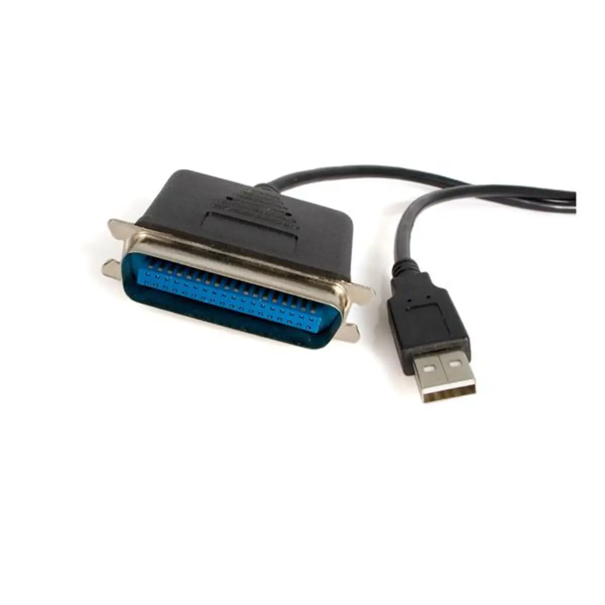 Parallel auf USB Adapterkabel schwarz 1,8m