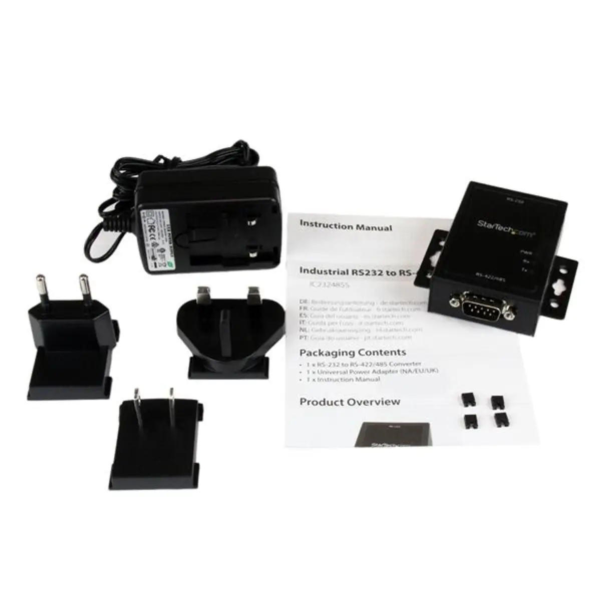 Industrieller Seriell RS232 auf RS422/485 Konverter mit ESD-Schutz