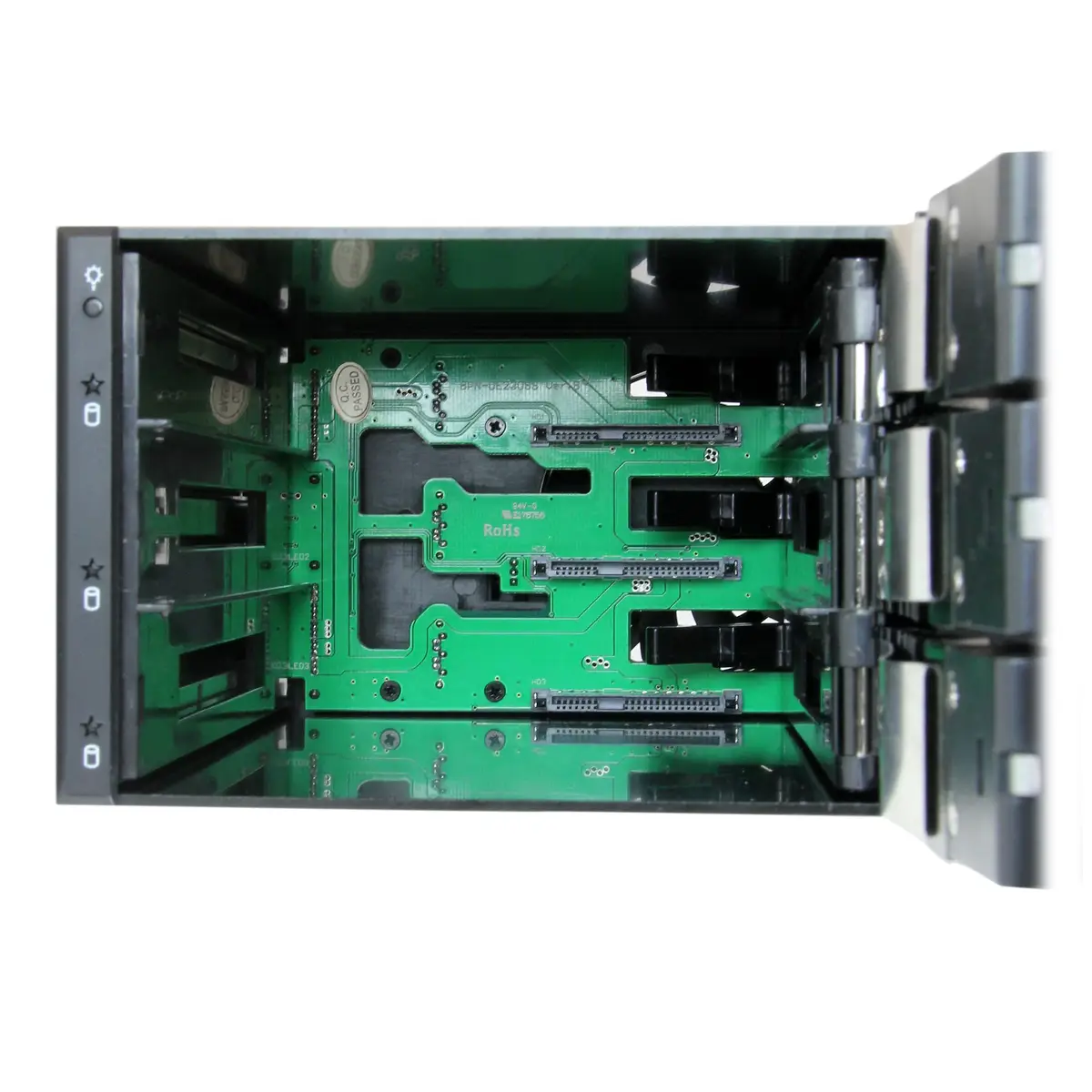 3 Schacht 3,5" SATA/SAS Backplane für 3 5,25" Trägerlos