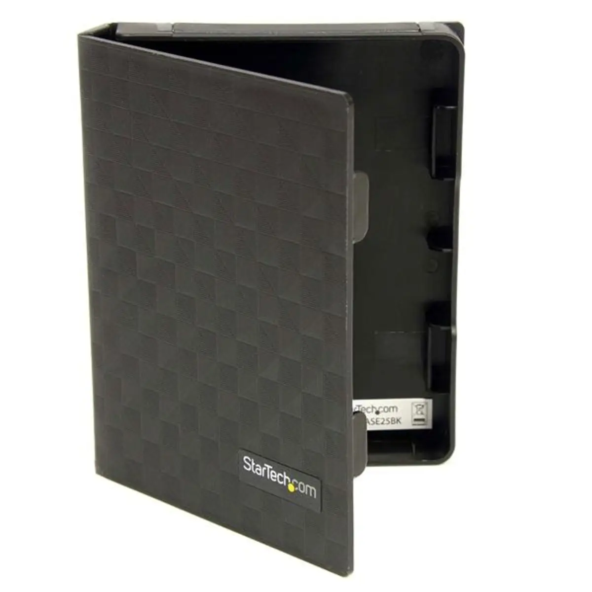 2,5" Antistatische Festplatten Aufbewahrungsbox / Schutzgehäuse - Schwarz - 3er Pack