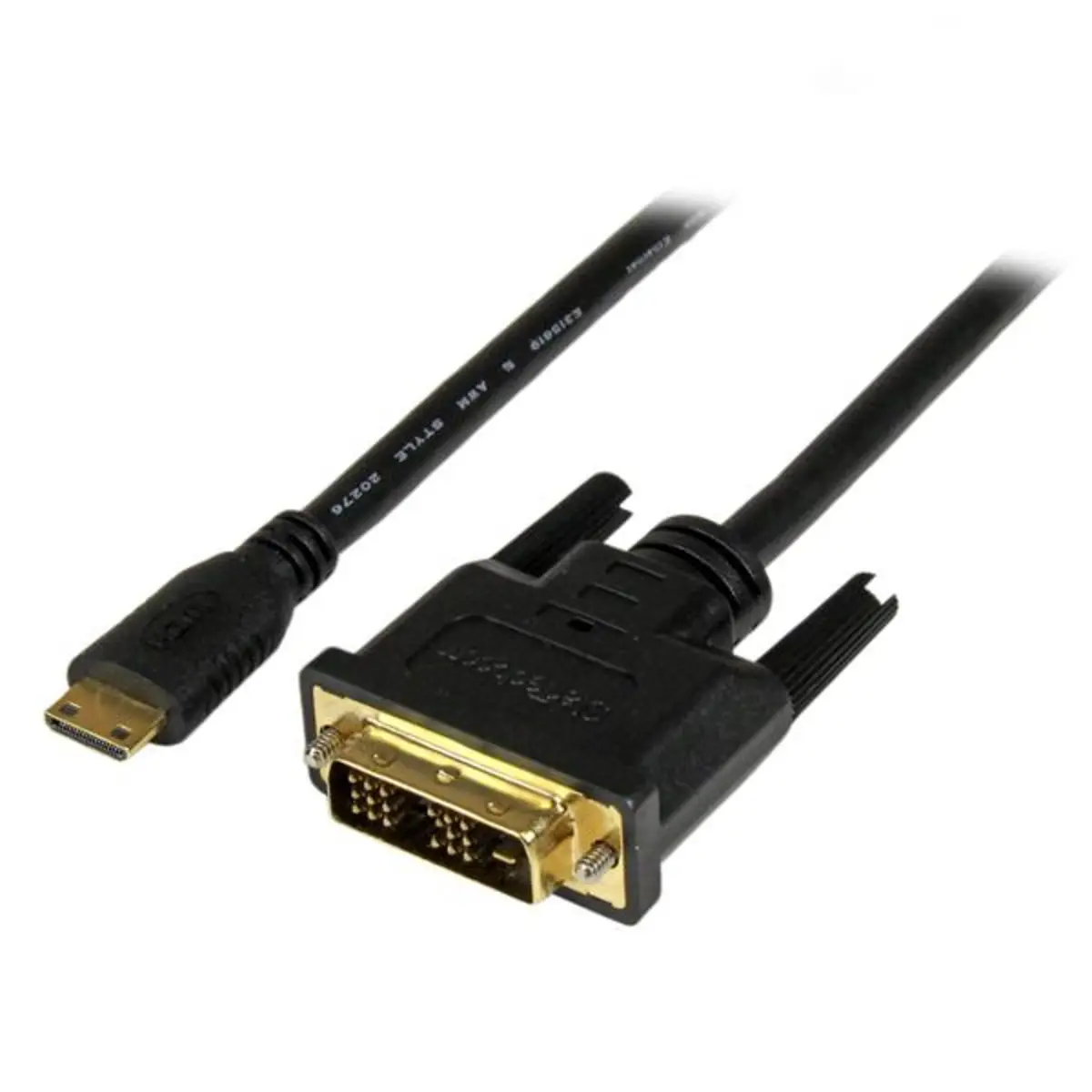 StarTech Mini HDMI/DVI-D connectioncable plug/plug black 1 m