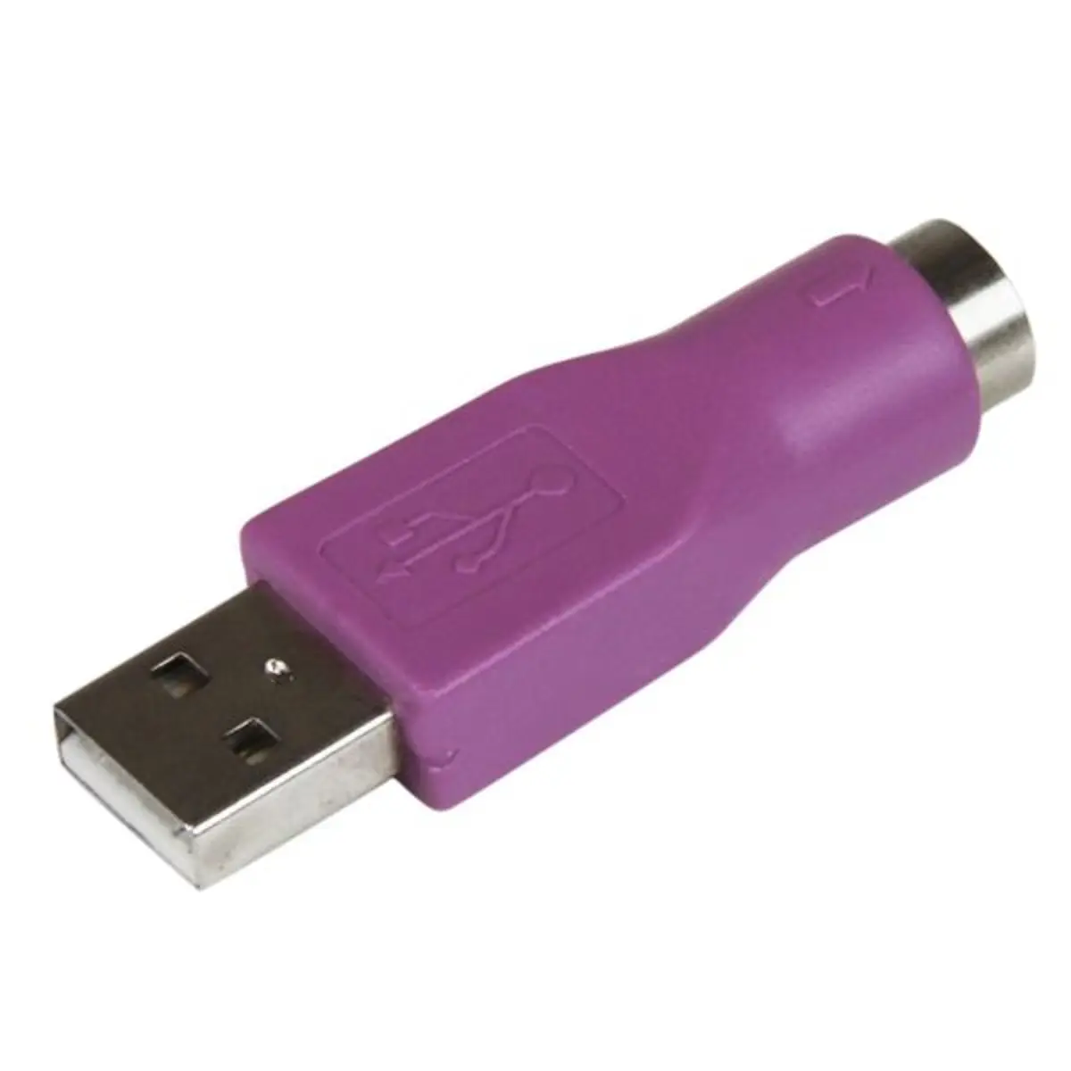 PS/2 Tastatur auf USB Adapter lila