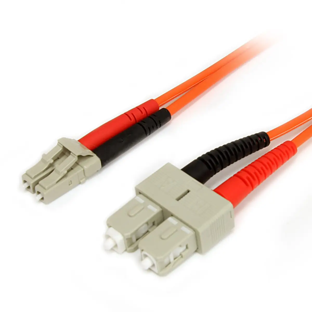 LWL Duplexkabel 62,5/125 µm LC/SC orange 2m