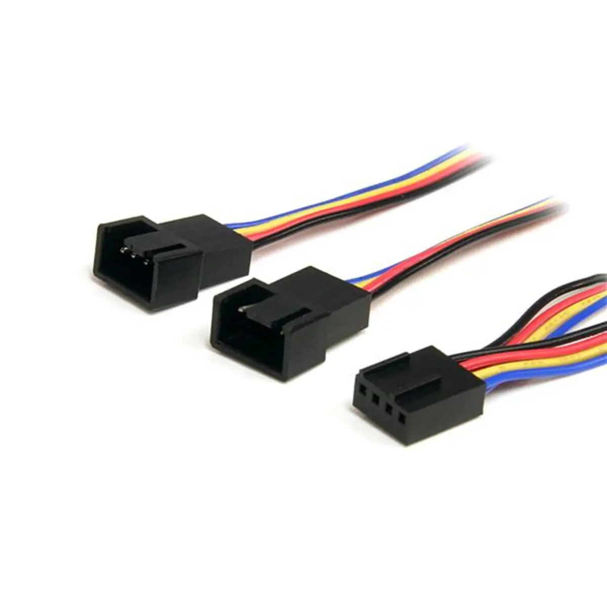 Splitterkabel für Lüfter Molex (4-pin)/Molex (4-pin) Stecker/Buchse 0,31m