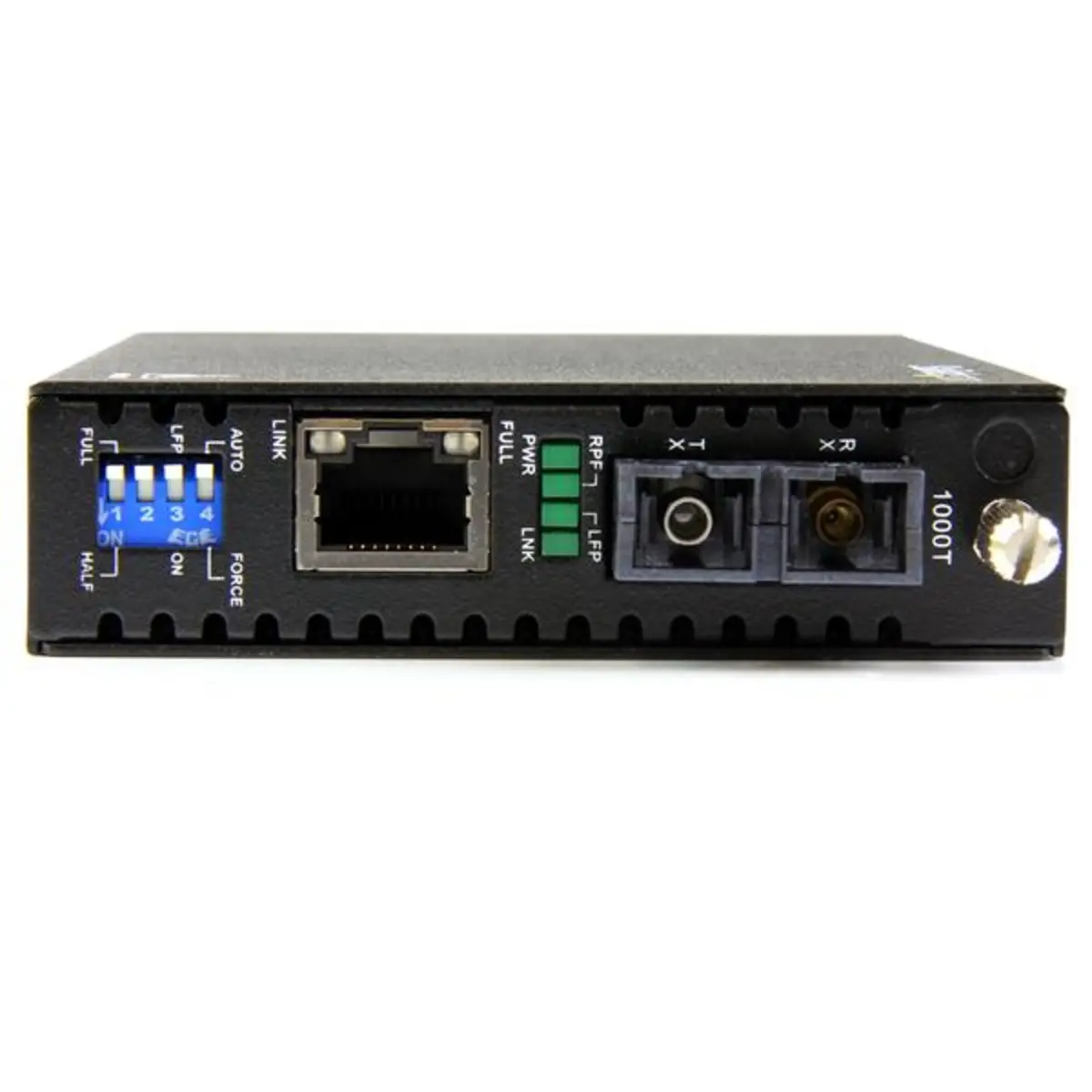 1000 Mbit/s Gigabit Ethernet LWL/Glasfaser SC Medienkonverter 40 km