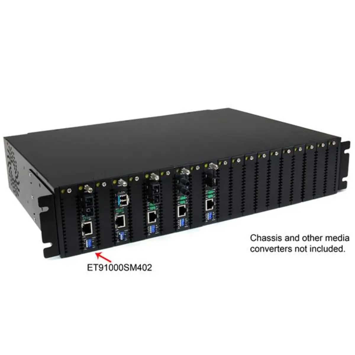 1000 Mbit/s Gigabit Ethernet LWL/Glasfaser SC Medienkonverter 40 km
