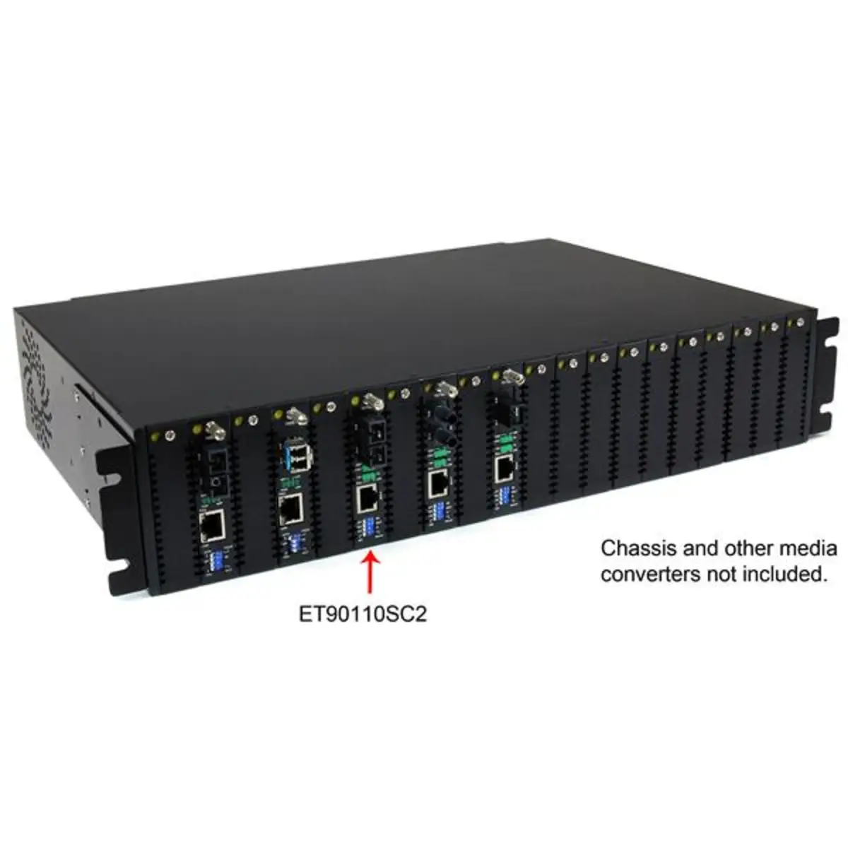 LWL Glasfaser 10/100 Mbit/s Ethernet SC Medienkonverter 2km