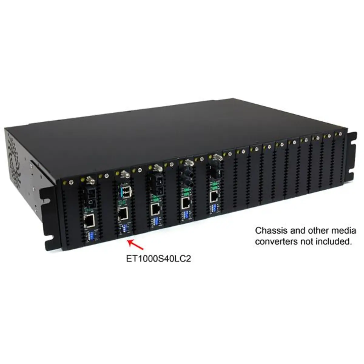 Gigabit Ethernet Single Mode LWL/Glasfaser LC Medienkonverter 40 km
