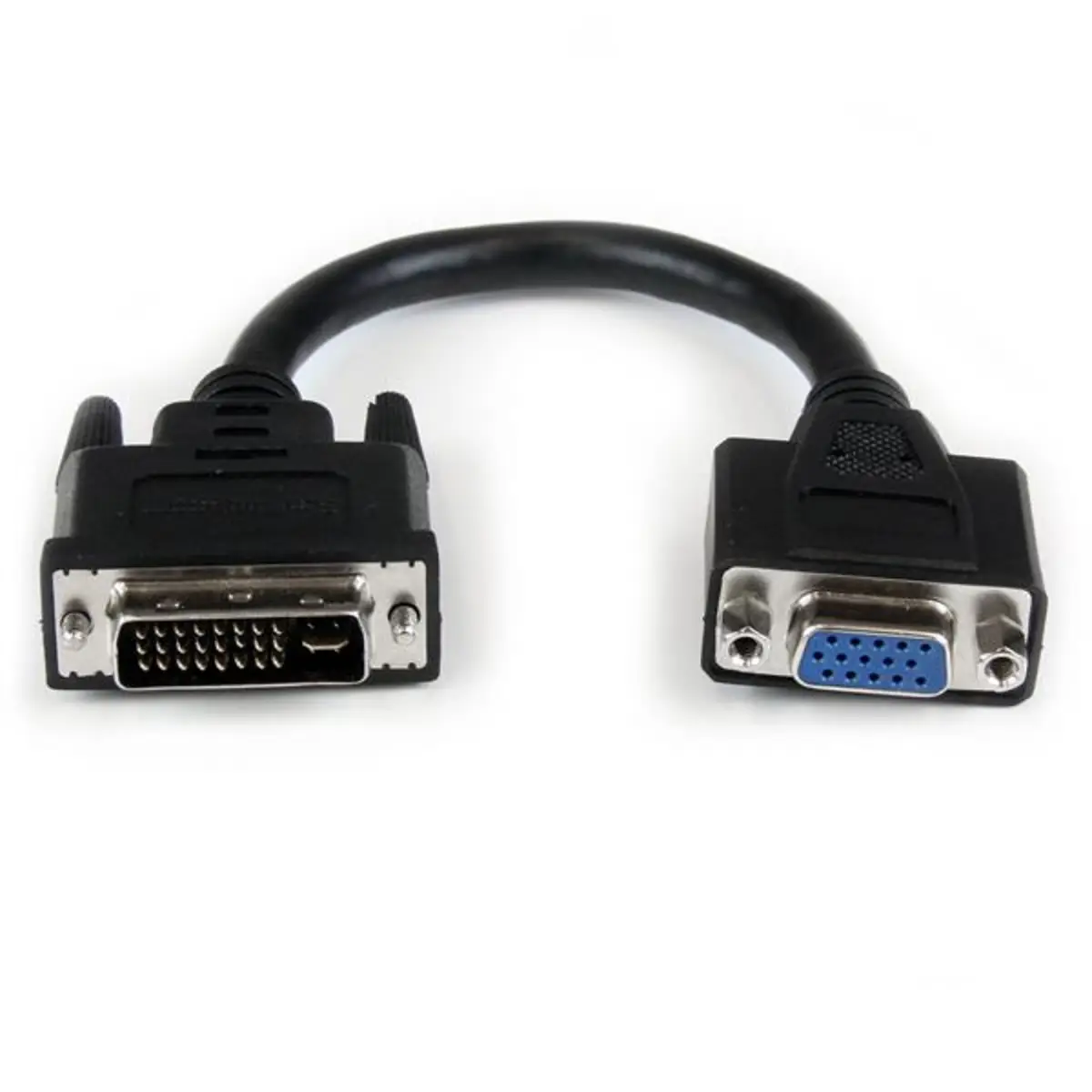 StarTech DVI to VGA adaptorcable plug/socket black 0,2m