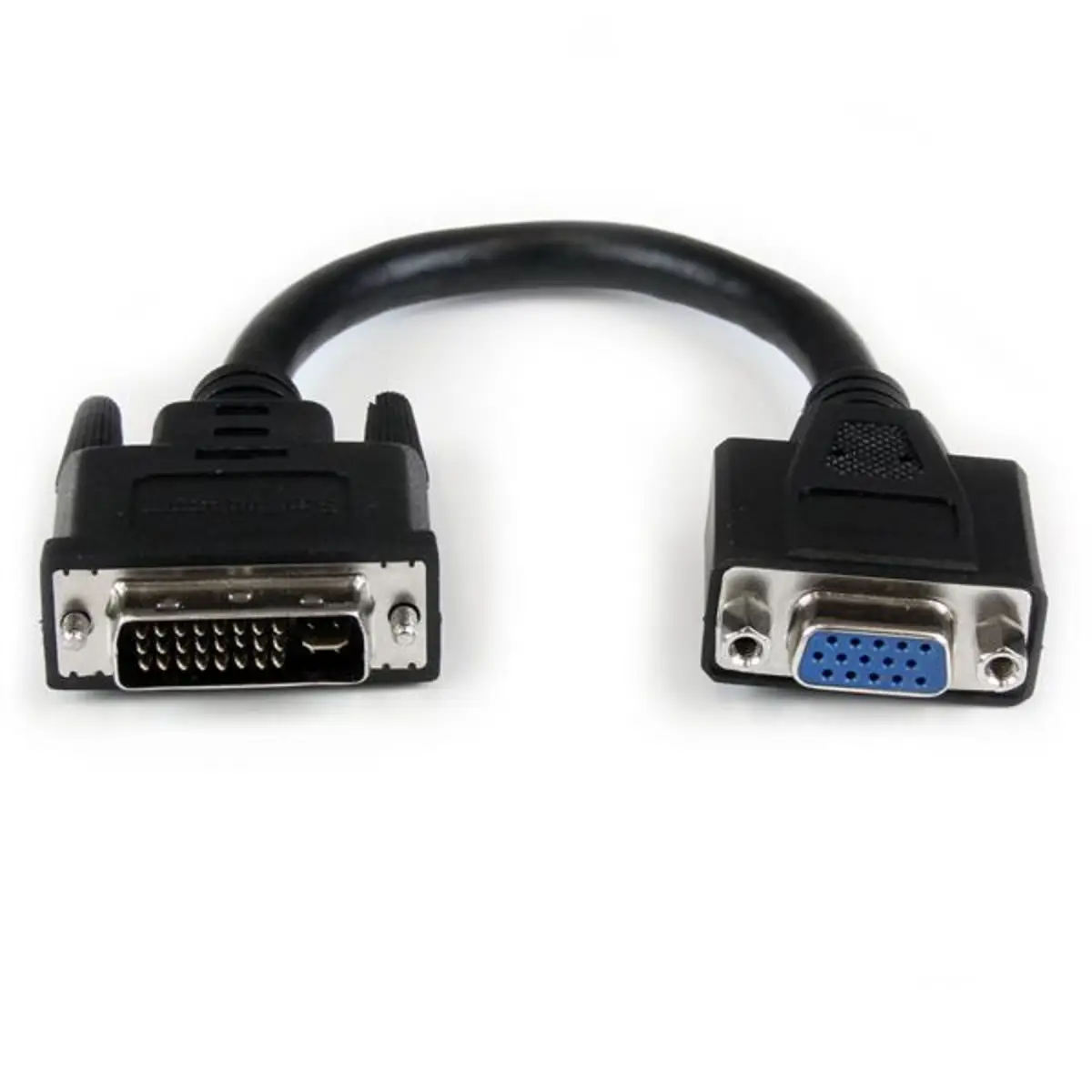StarTech DVI to VGA adaptorcable plug/socket black 0,2m