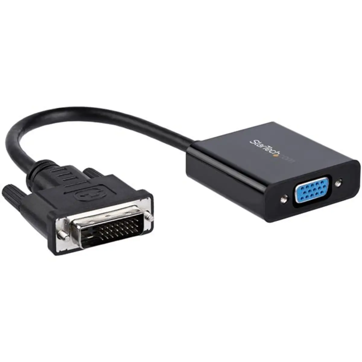 DVI-D/VGA Adapter Stecker/Buchse Schwarz