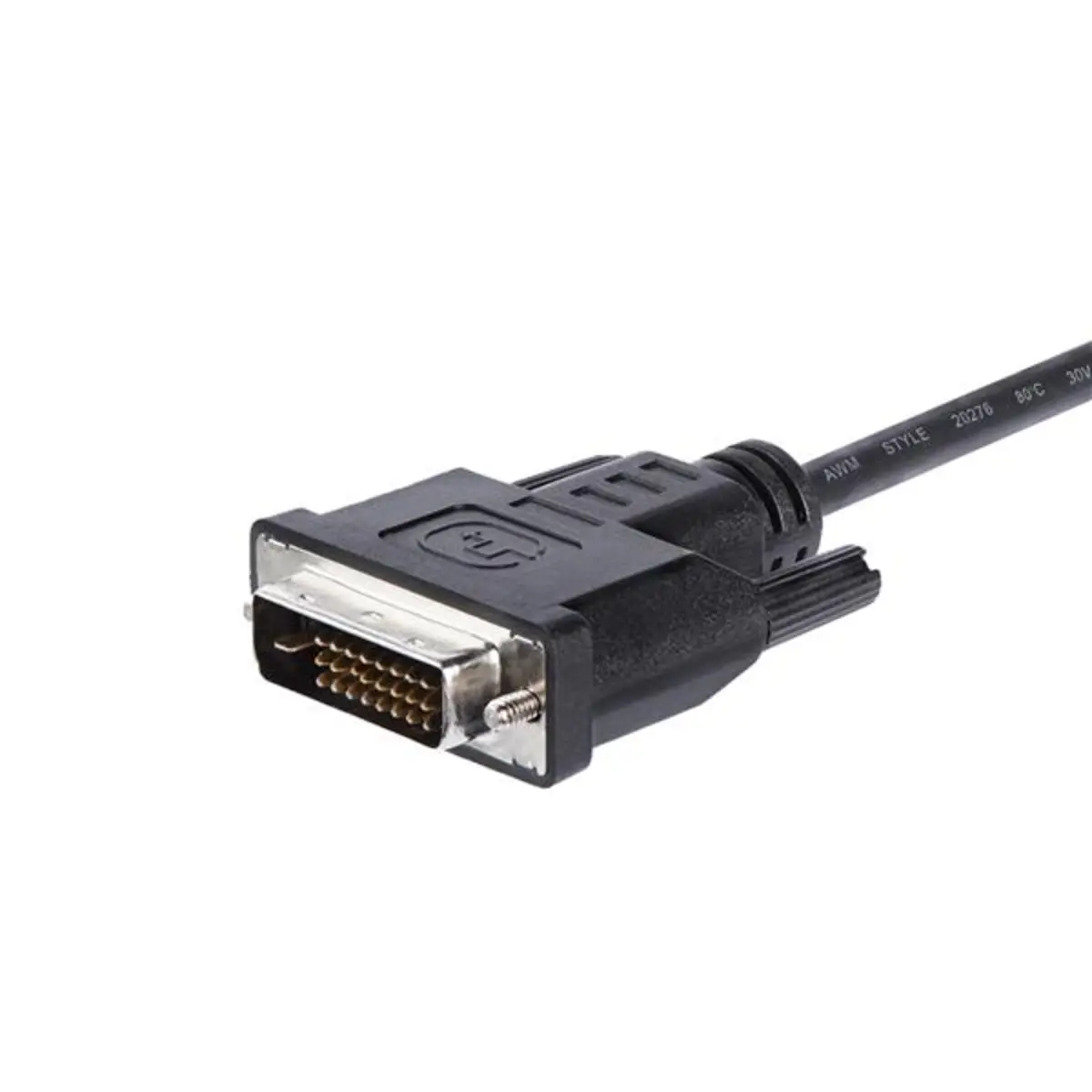DVI-D/VGA Adapter Stecker/Buchse Schwarz