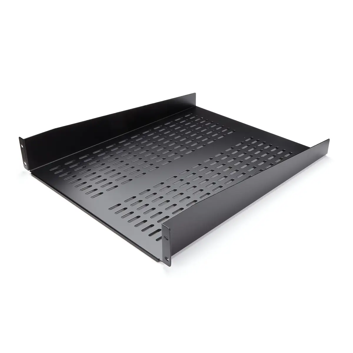 2 HE 19 Fest montierbarer Fachboden für Server Rack/ Schrank bis 22 Kg