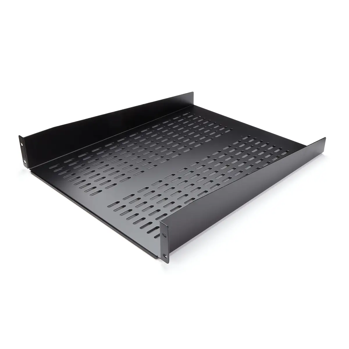 2 HE 19 Fest montierbarer Fachboden für Server Rack/ Schrank bis 22 Kg