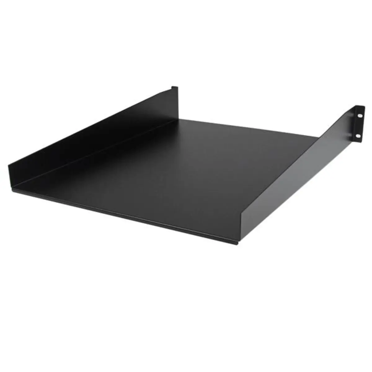 Fachboden 19" 2HE Rack Mount schwarz