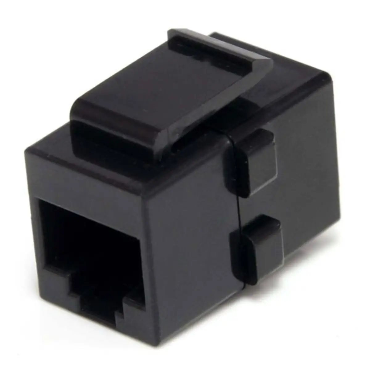 Cat 6 RJ45 Netzwerkkoppler Buchse/Buchse Schwarz