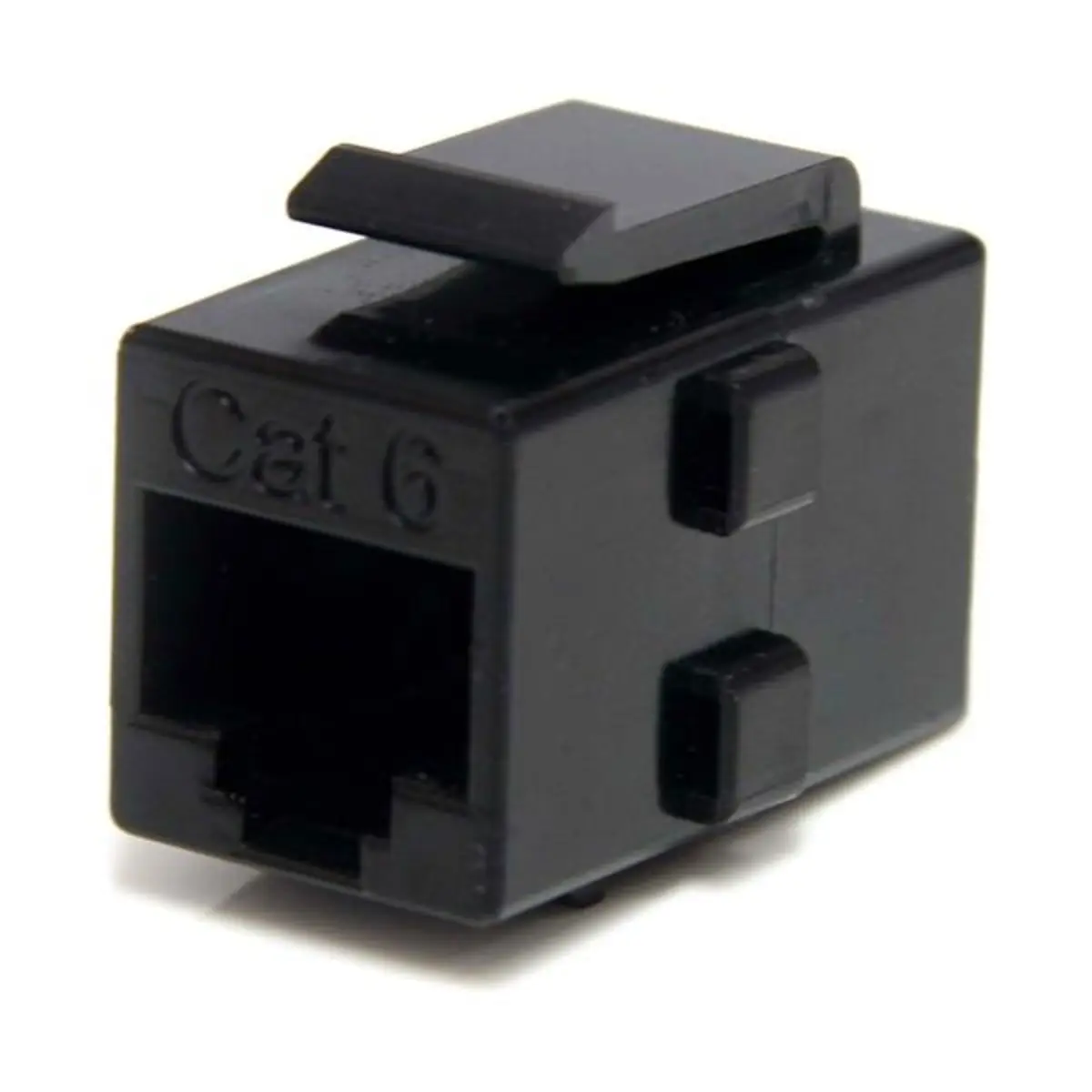 Cat 6 RJ45 Netzwerkkoppler Buchse/Buchse Schwarz
