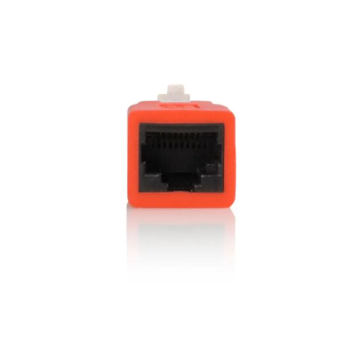 Gigabit Cat6 Crossover Ethernet Adapter RJ-45 Stecker/Buchse rot