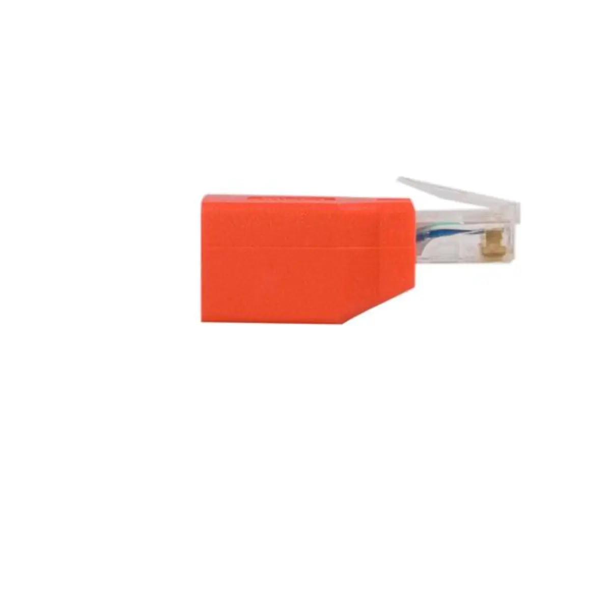 Gigabit Cat6 Crossover Ethernet Adapter RJ-45 Stecker/Buchse rot