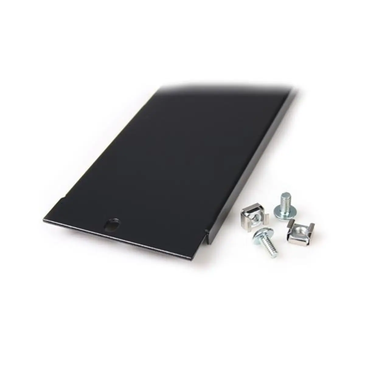 2HE Rack Blindblende für 19" Serverschränke und Racks Blindabdeckung Schwarz