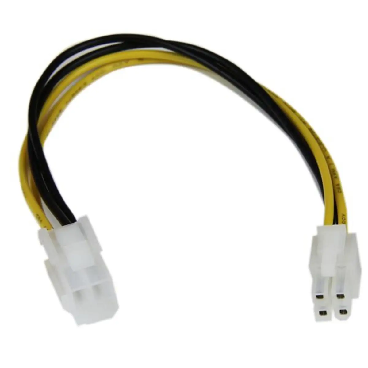 ATX12V 4 Pin P4 CPU-Verlängerungskabel Stecker/Buchse 0,2 m