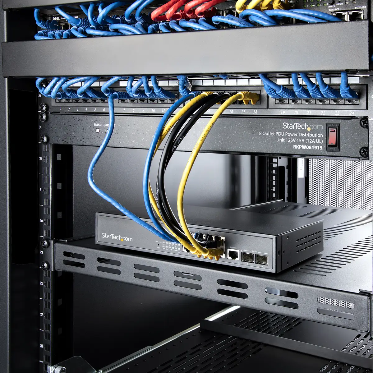19" 1HE verstellbarer Schwerlast Fachboden für Server/Rack max. 113kg