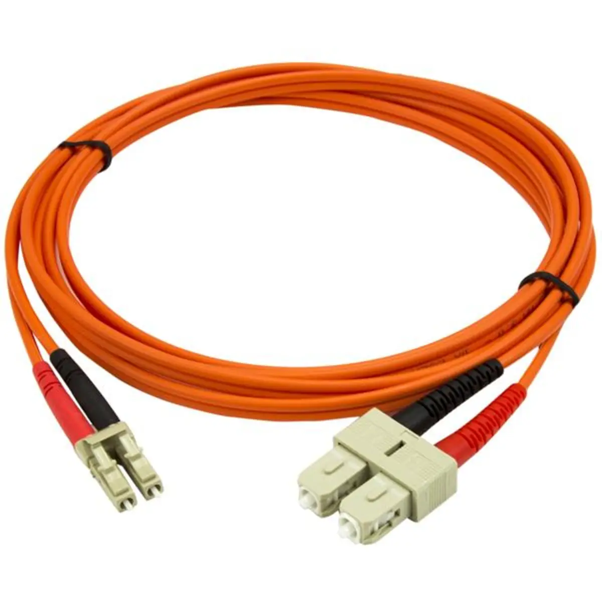 LWL Duplexkabel 50/125qm LC/SC rot 2m