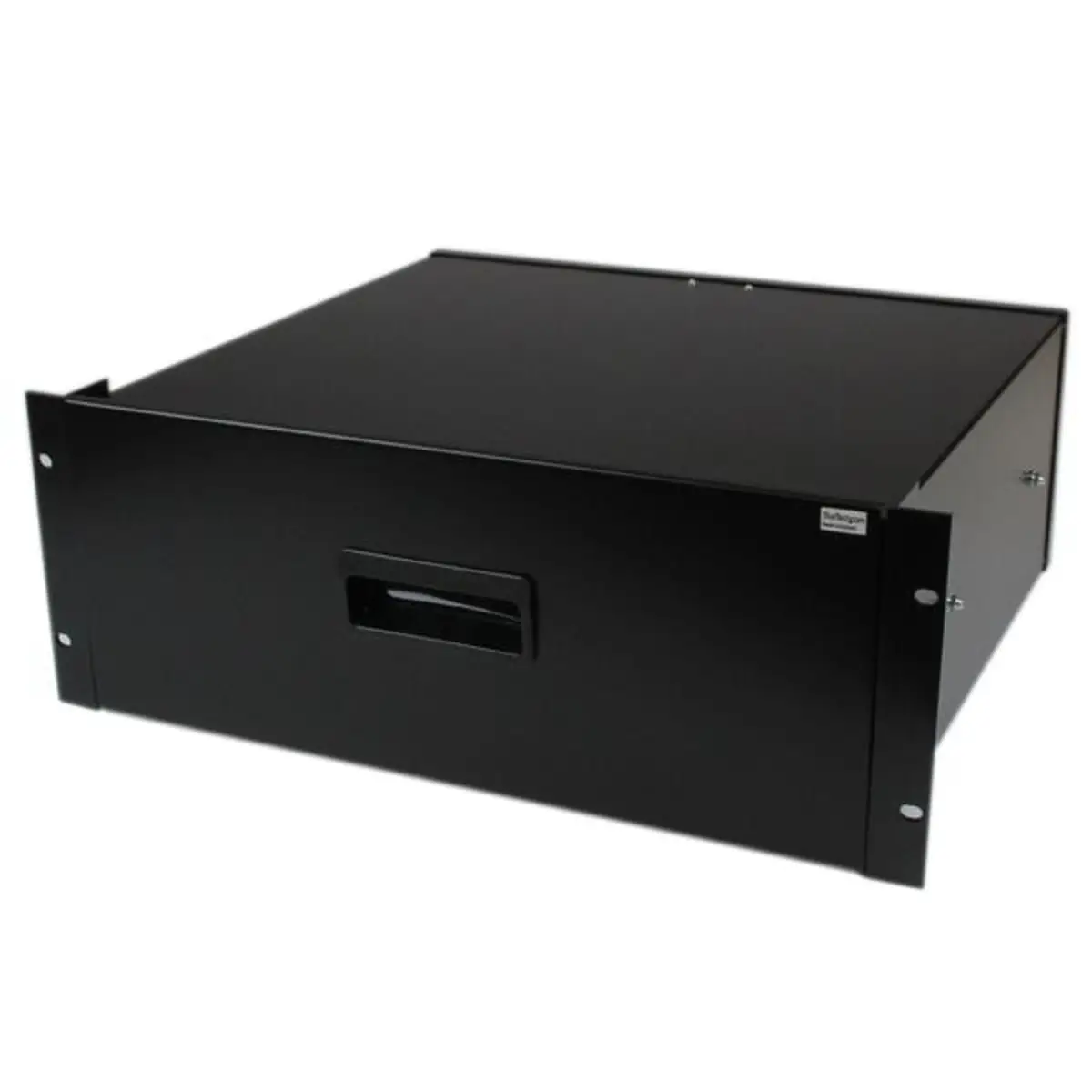 Rackschublade für 19" Rack aus Stahlblech 4HE Schwarz