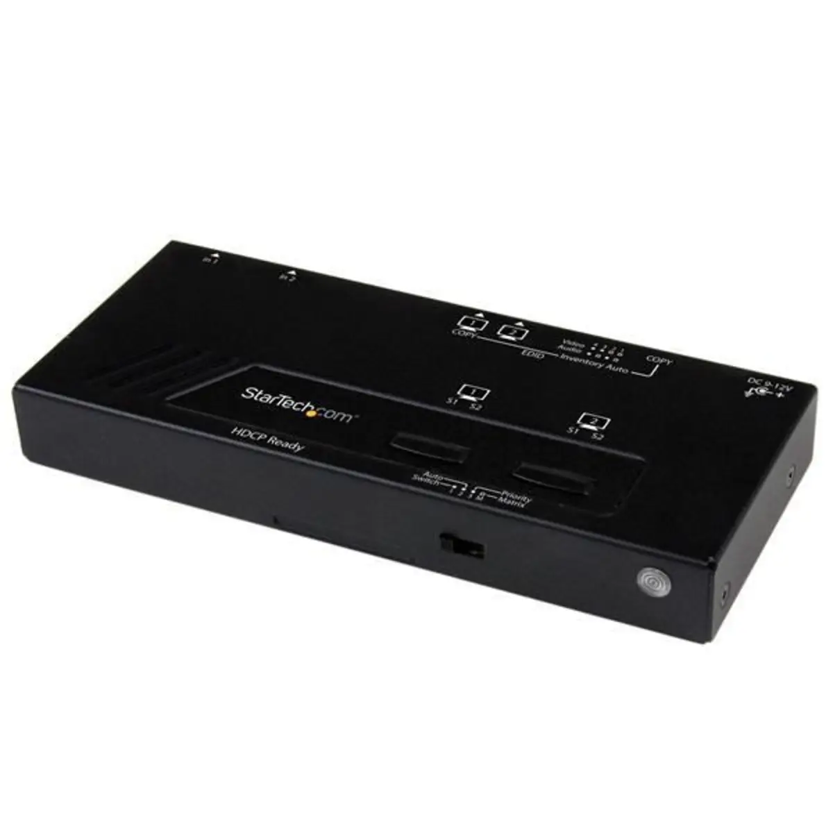 2x2 Port HMDI Switch / Verteiler - Automatische Umschaltung mit IR-Fernbedienung - 1080p