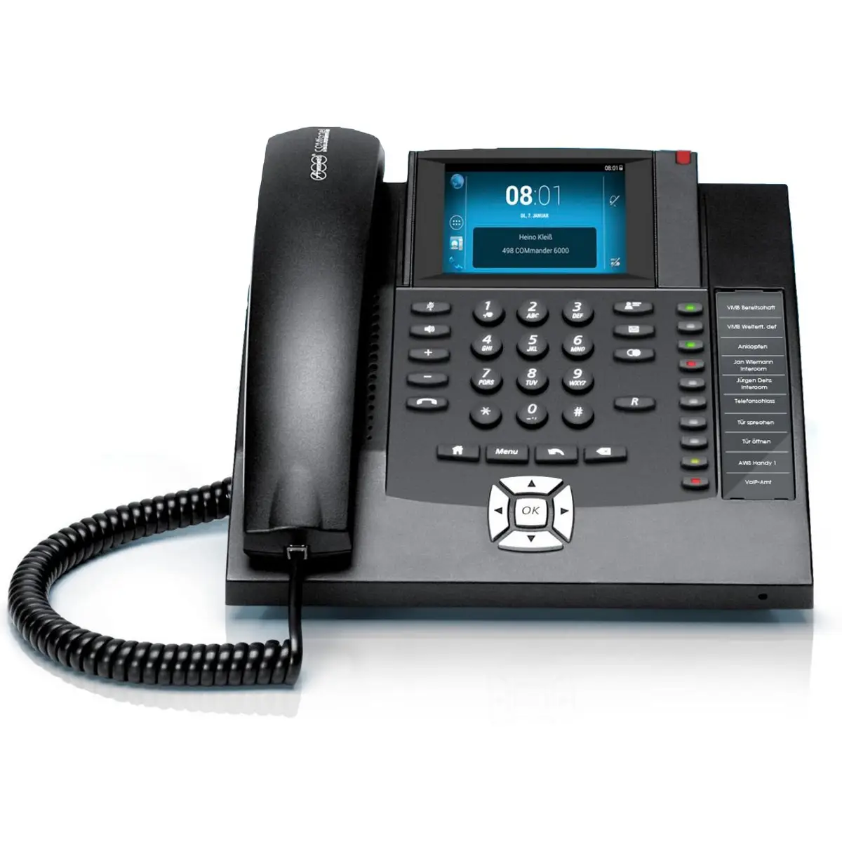 COMfortel 1400 ISDN phone black 8,9cm (3,5'')