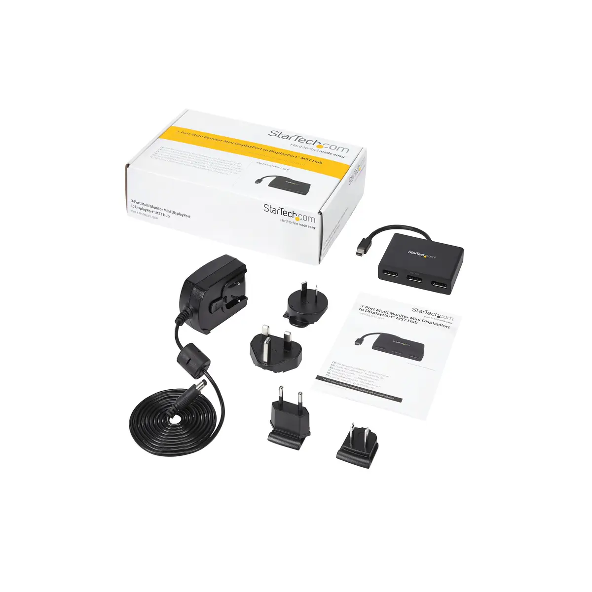 Mini-DisplayPort/DisplayPort MST Hub Triple Head