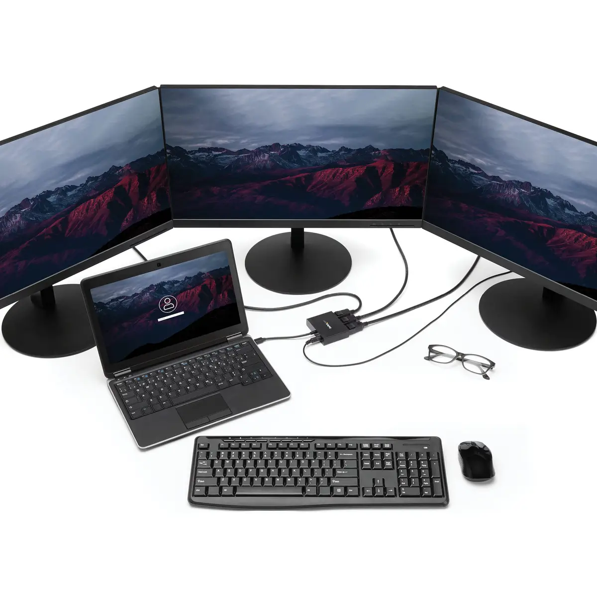 Mini-DisplayPort/DisplayPort MST Hub Triple Head
