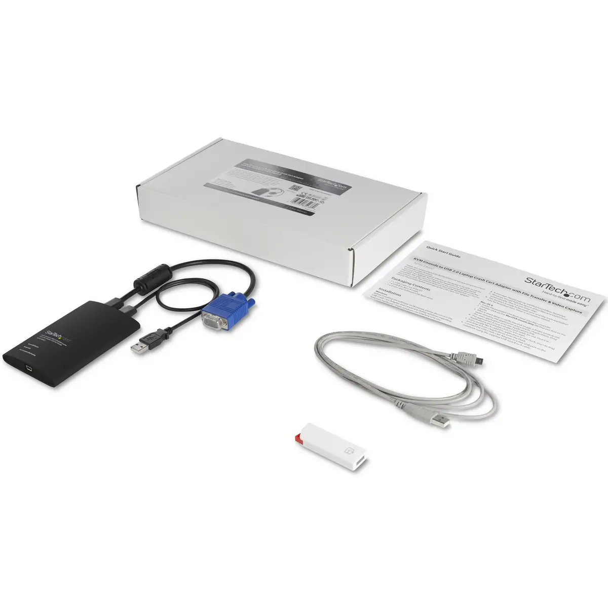 KVM-Konsole/Laptop USB 2.0 Portable Crash Cart