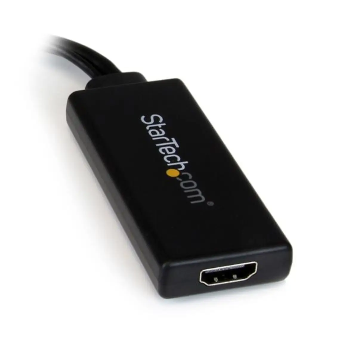 StarTech VGA plug to HDMI socket adaptor with USB plug Audio and Power Converter black