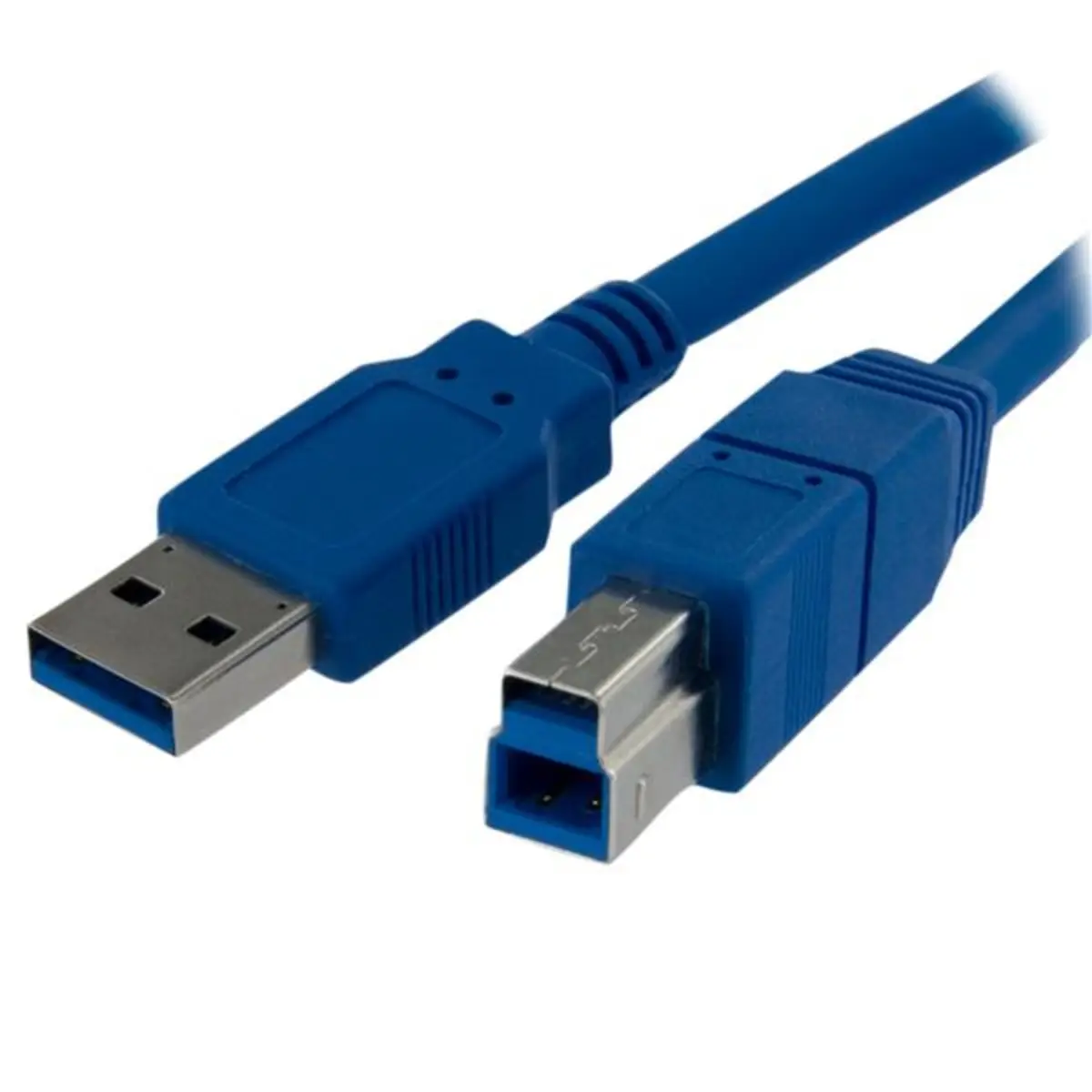 USB Kabel USB-A/USB-B Stecker/Stecker Blau 1m