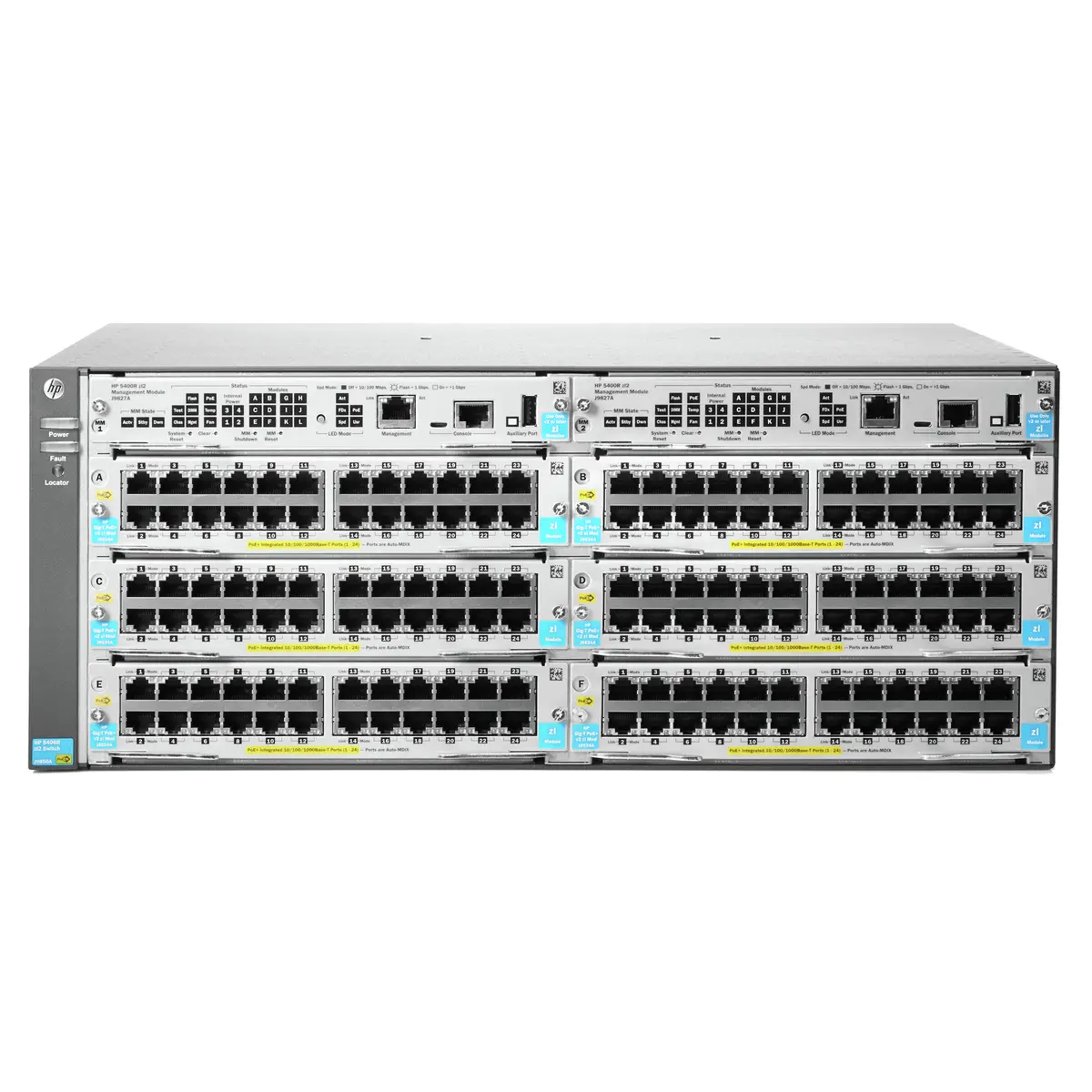 HP 5406R zl2 Modular Ethernet Switch 4HE