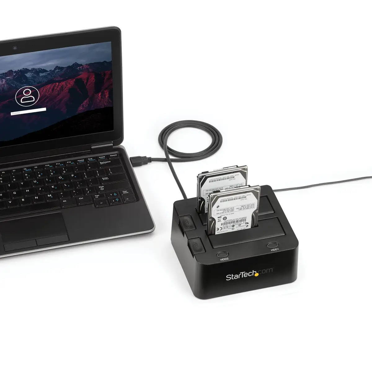 2-fach USB 3.0 Festplatten Dockingstation mit UASP für 2,5/3,5" SSD / HDD