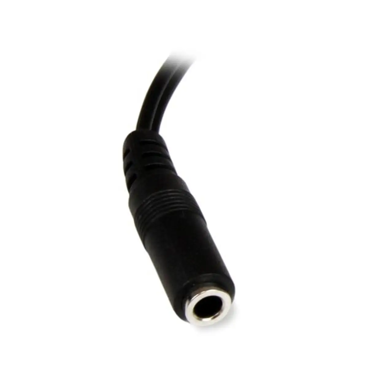 Audiokabel 3,5mm/2xCinch Buchse/2xStecker Schwarz 0,15m