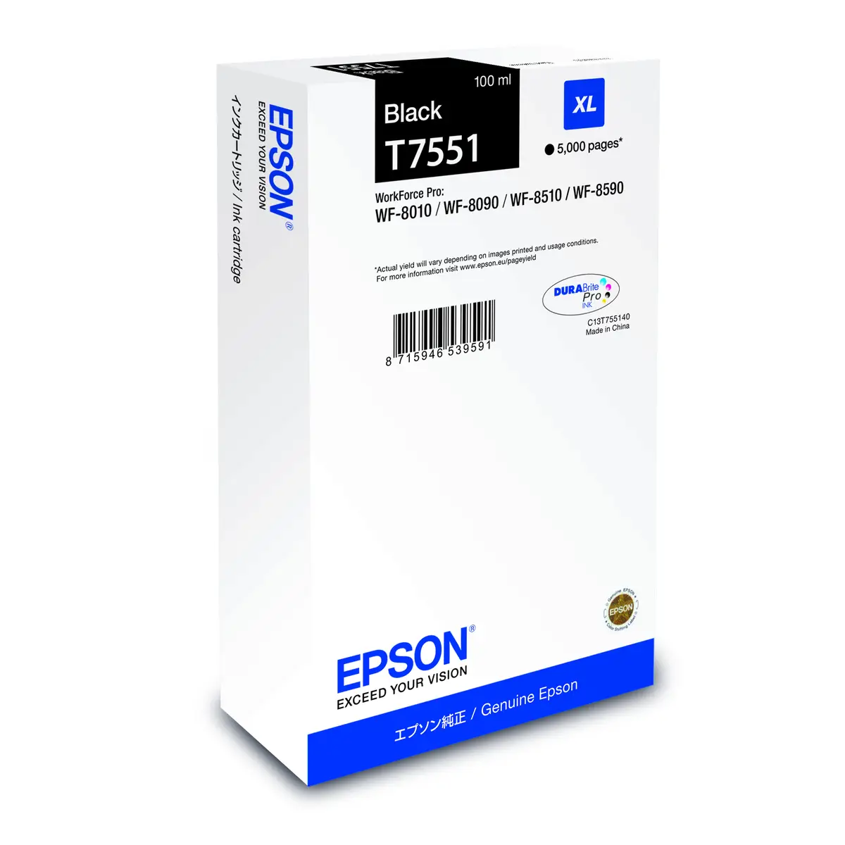 Ink Cartridge C13T755140 XL black