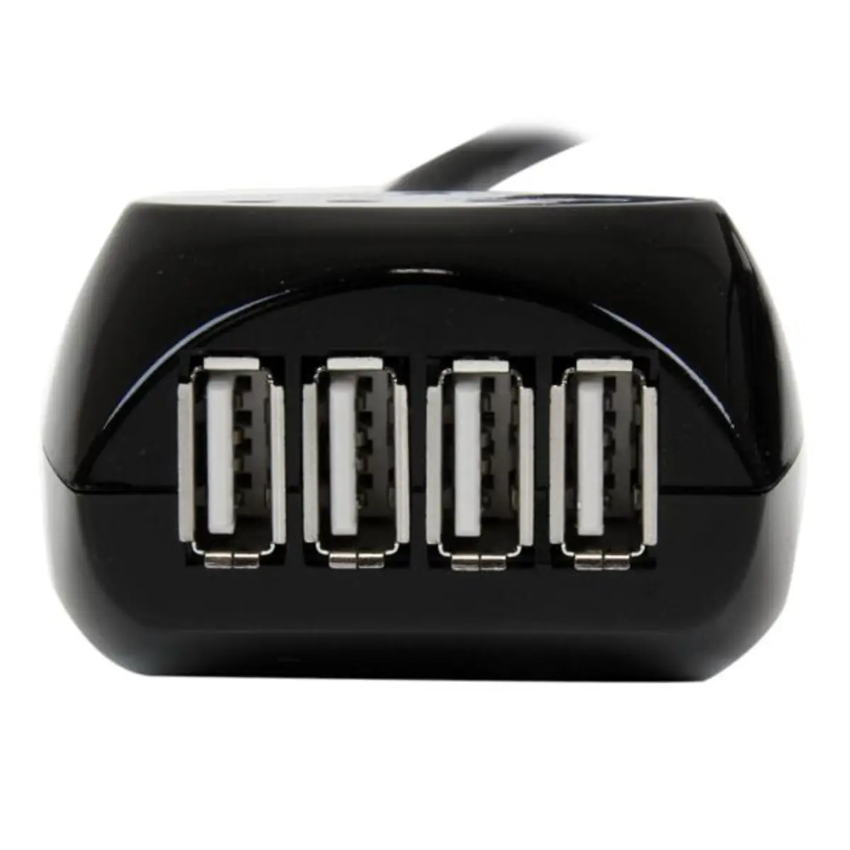 USB 2.0 Kabel aktiv mit 4-Port Hub schwarz 15m