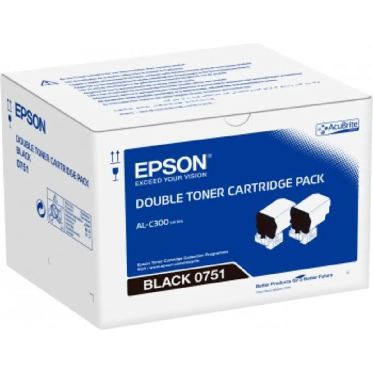 Toner C13S050750 ca. 7300 pages black Twin Pack