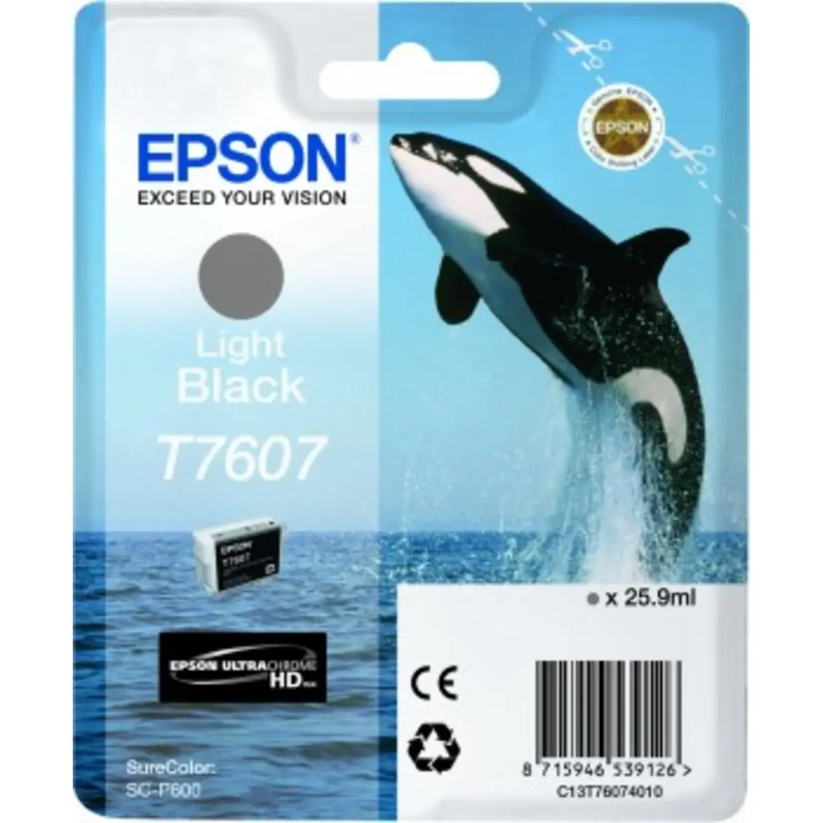 Ink Cartridge T7607 black 26ml