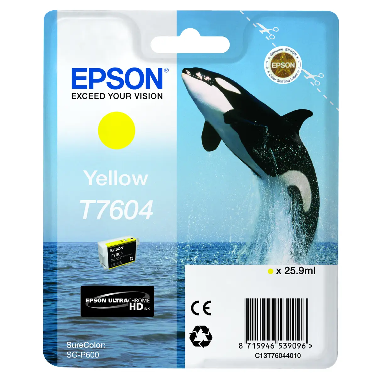 Ink Cartridge T7604 yellow 26ml